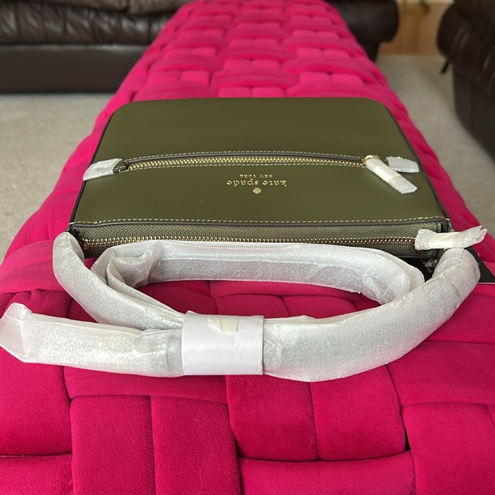 kate spade Olive Green Crossbody Bag - Picture 8 of 10